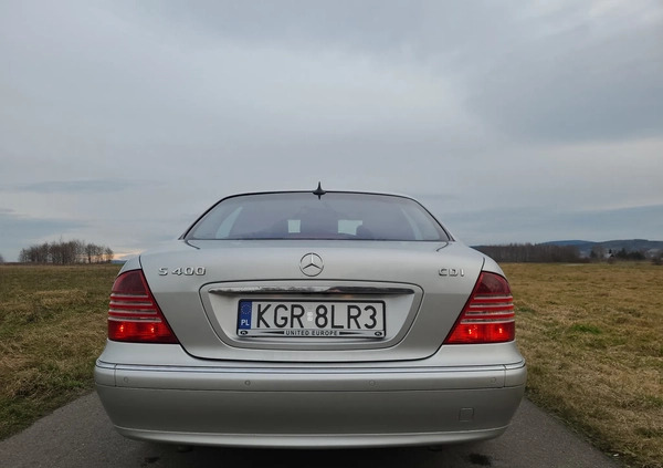 Mercedes-Benz Klasa S cena 34900 przebieg: 210000, rok produkcji 2004 z Nowa Dęba małe 466